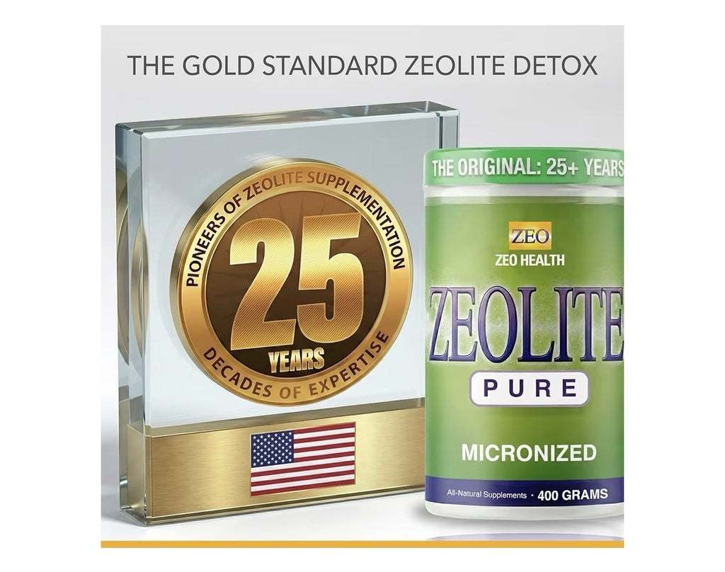 Zeo Health Zeolite Powder Pure Micronized Full Body Detox Cleanse Woman Men 400g