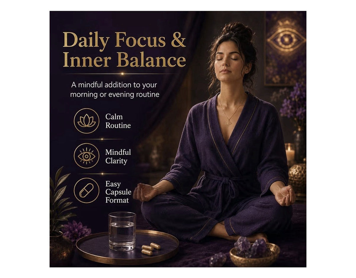 HARITAKI Third Eye Mental Clarity Awaken Intuition  Inner Balance Energy 2 Pack