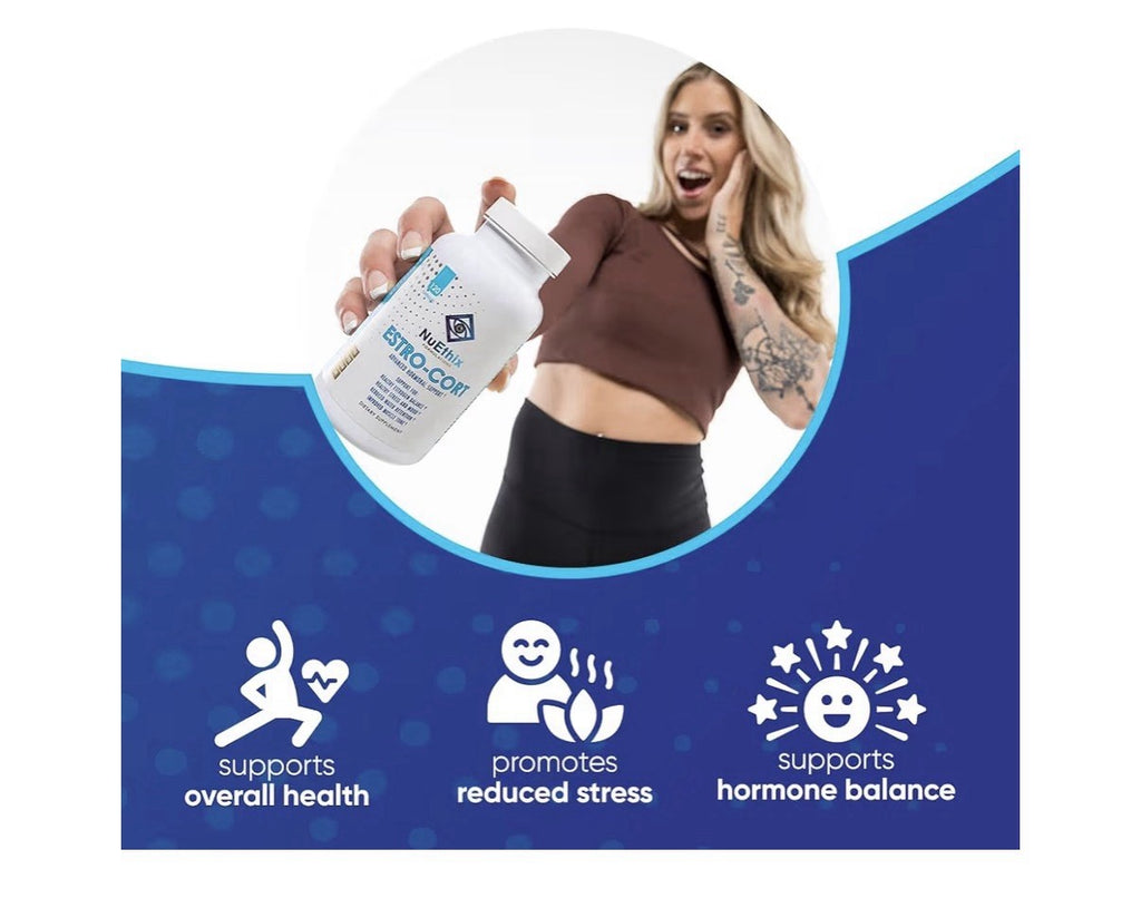 NuEthix Estro-Cort Advanced Hormonal Support Dietary Support 60 Capsules