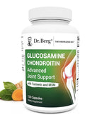 Dr. Berg Glucosamine Chondroitin Advanced Joint Support With Tumeric,MSM 120caps