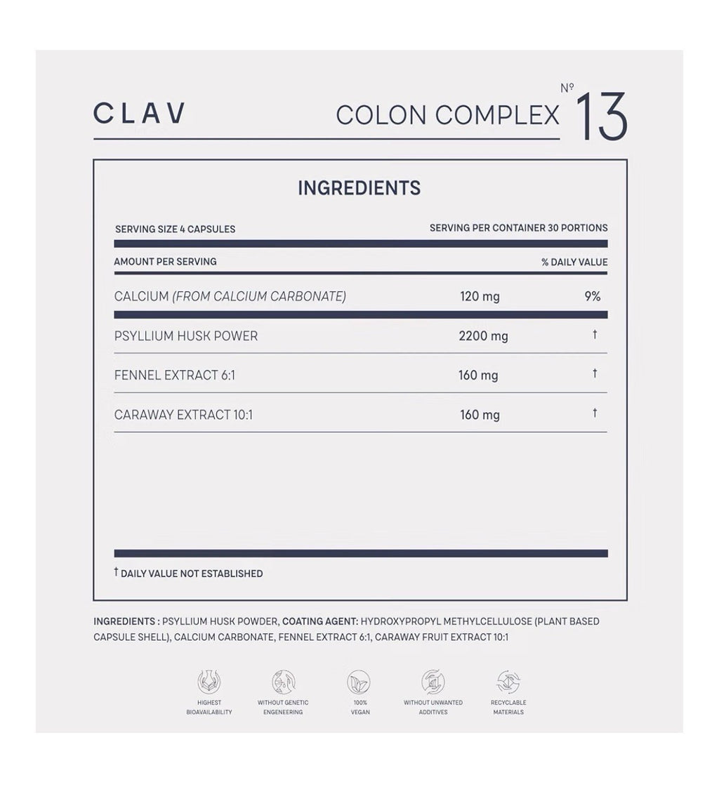 CLAV Pulse OPC Complex Premium Blood Pressure Support Supplement 120 Capsules