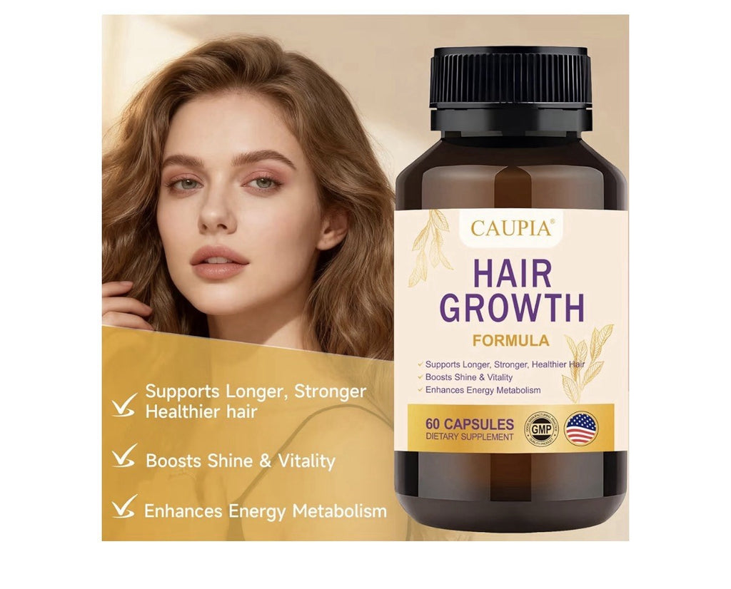 CAUPIA Hair Growth Formula Stronger Longer Healthier Hair Energy Metabolism 60ca