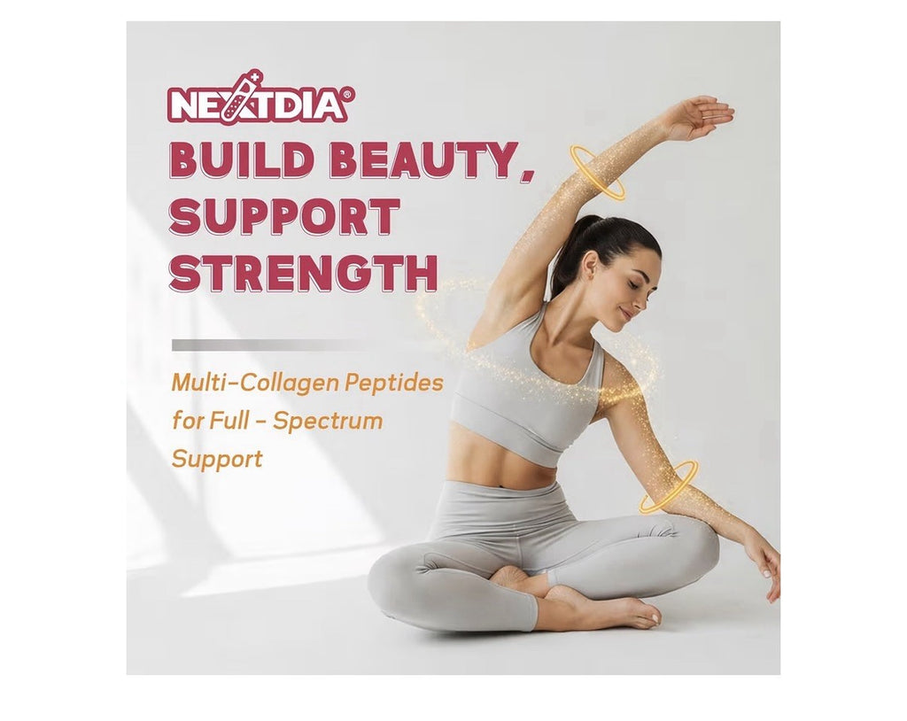 2 Pack Nextdia Hydrolyzed Collagen Peptides 2000 MG For Women Skin Hair Nails