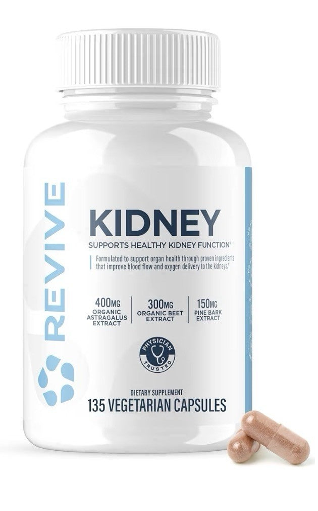 Revive Kidney Supports Healthy  Kidney Function Cleanse Detox for Men & Women