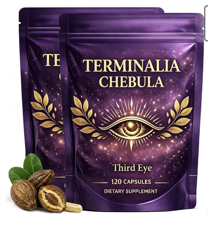 2 Pack Terminalia Chebula Third Eye Mental Clarity Digestive Support Energy