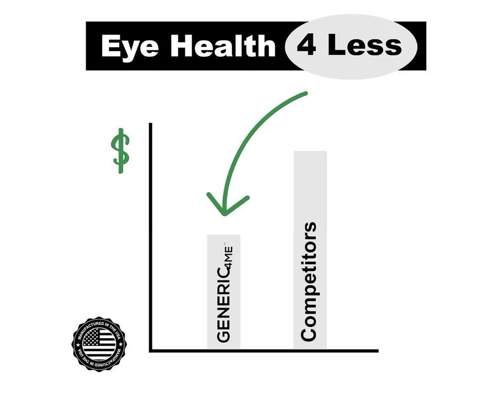 Generic4ME AREDS 2 Formula Eye Health Supplement 120 Mini Softgels