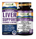 Healthy By Nature LiVitalize Liver Support Cleanse Detox Supplement 60 Capsules