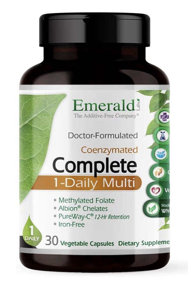 EMERALD LABS Complete 1-Daily Multi Complete Multivitamin Women & Men 30capsules