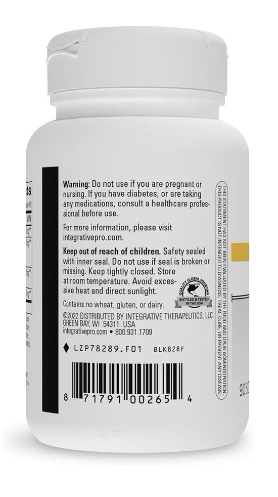 Integrative Therapeutics Y Formula Herbal Blend Gastrointestinal Support 90sgel
