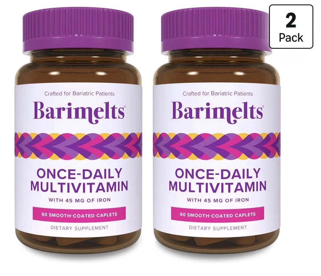 2 Pack BariMelts Once Daily Bariatric Multivitamin with Iron