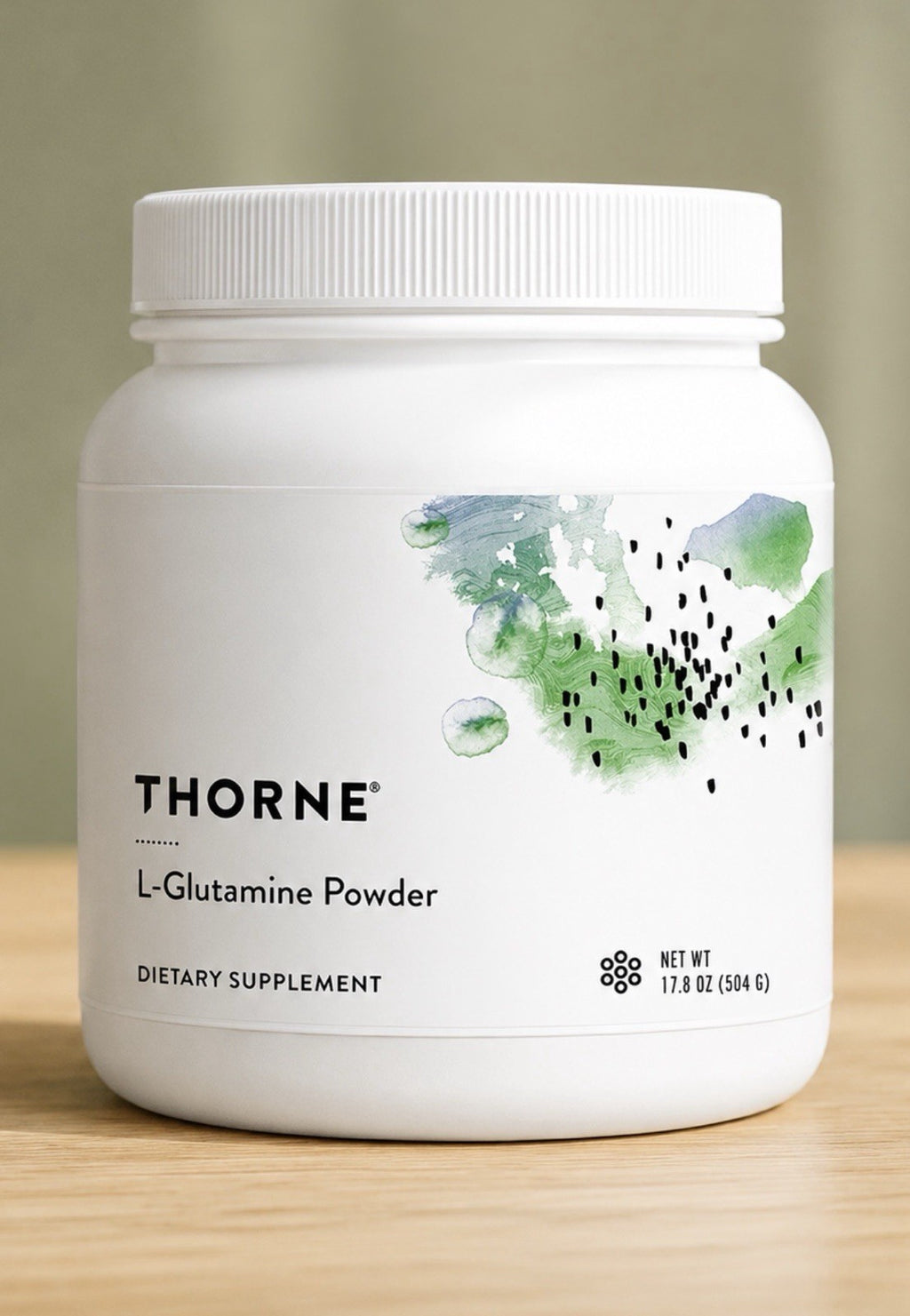 THORNE L-Glutamine Powder Dietary Supplement 90 Servings 17.8oz