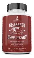 Ancestral Supplements Beef Heart Grass Fed  Supplement Pasture Raised 180capsule