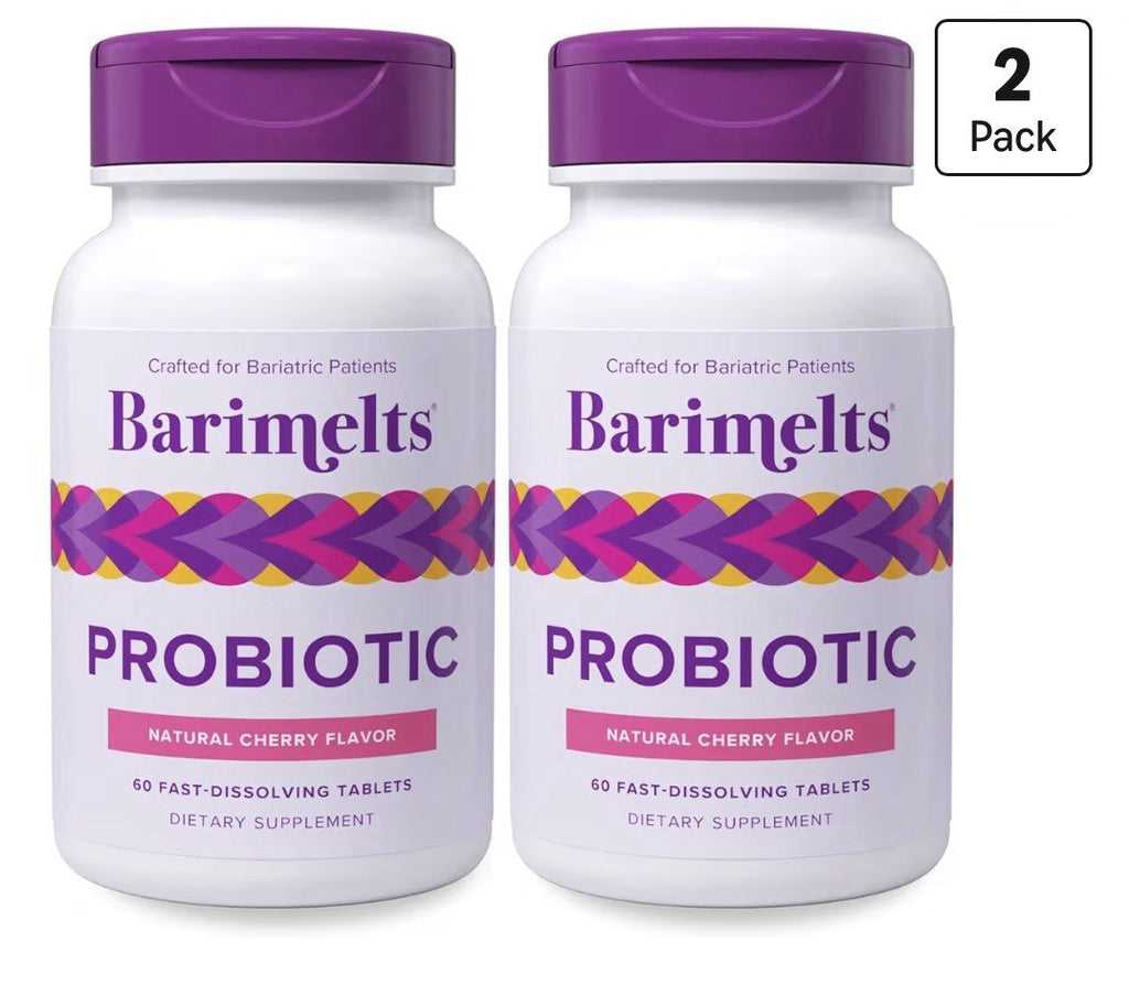 2 Pack Barimelts Probiotic For Women 5 Billion CFU  Natural Cherry Flavor 60Tabs
