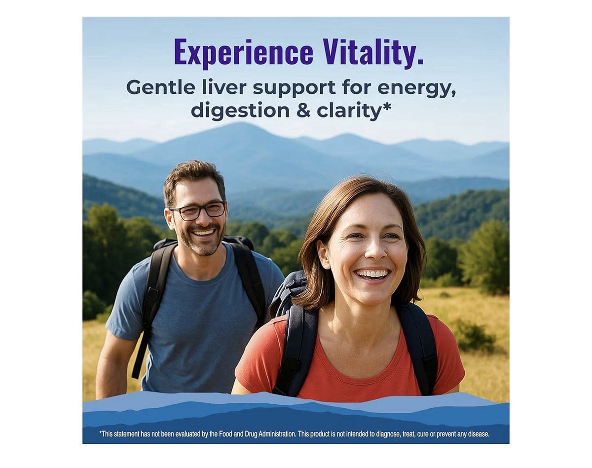 Healthy By Nature LiVitalize Liver Support Cleanse Detox Supplement 60 Capsules