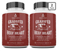 2 Pack Ancestral Supplements Beef Heart Grass Fed Supplement Pasture Raised