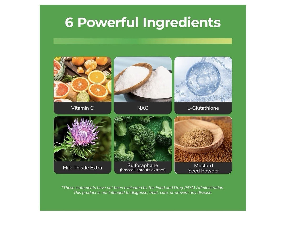 Bright Naturals Vital Detox Liver Supplement Liver Health Formula 3 Pack