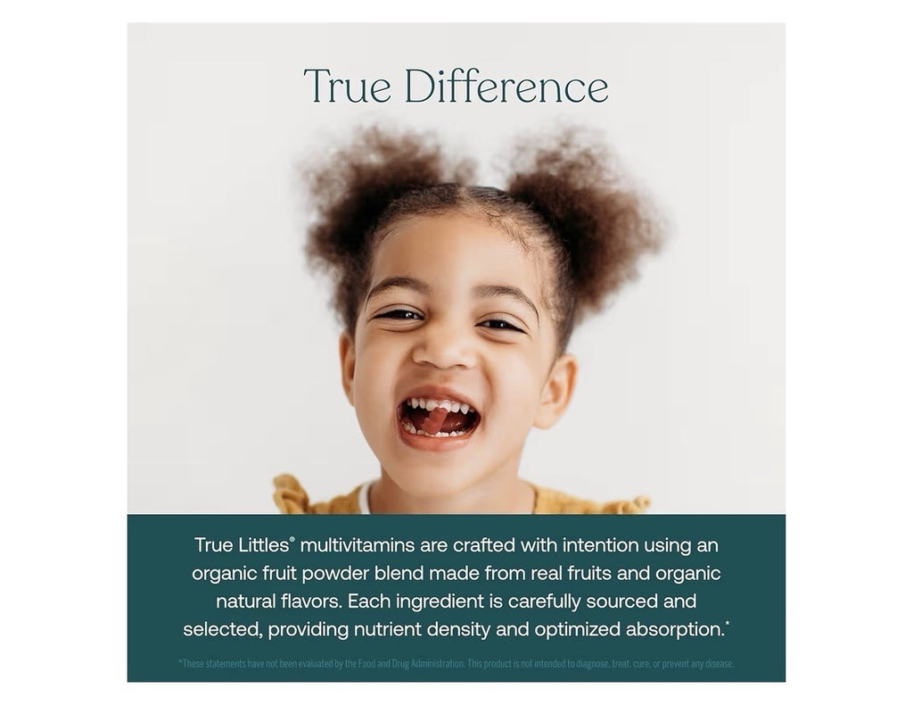 True Grace True Littles Daily Kids Multivitamin Immune Bone Cognitive Eye 120gmy