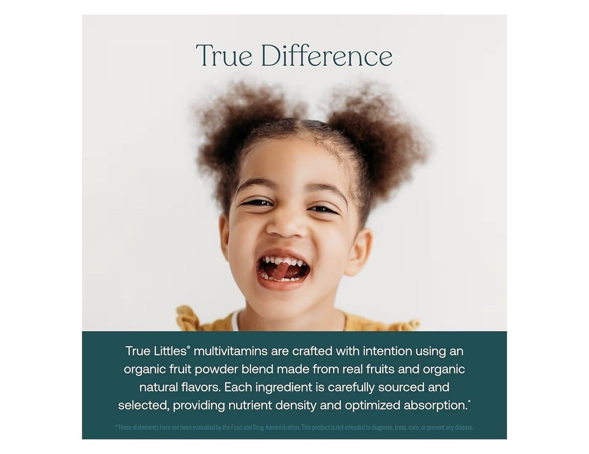 True Grace True Littles Daily Kids Multivitamin Immune Bone Cognitive Eye 120gmy
