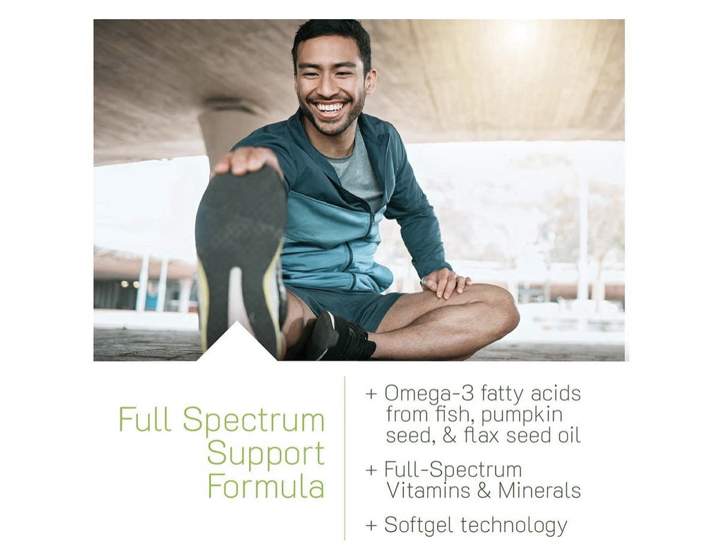 Irwin Naturals Men's Living Green Liquid Gel Multi Multivitamin 3 Pack Softgels