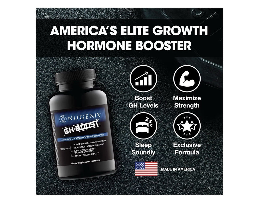 Nugenix GH-Boost Advanced Growth Hormone Amplifier Energy Stamina for Men 150Tab