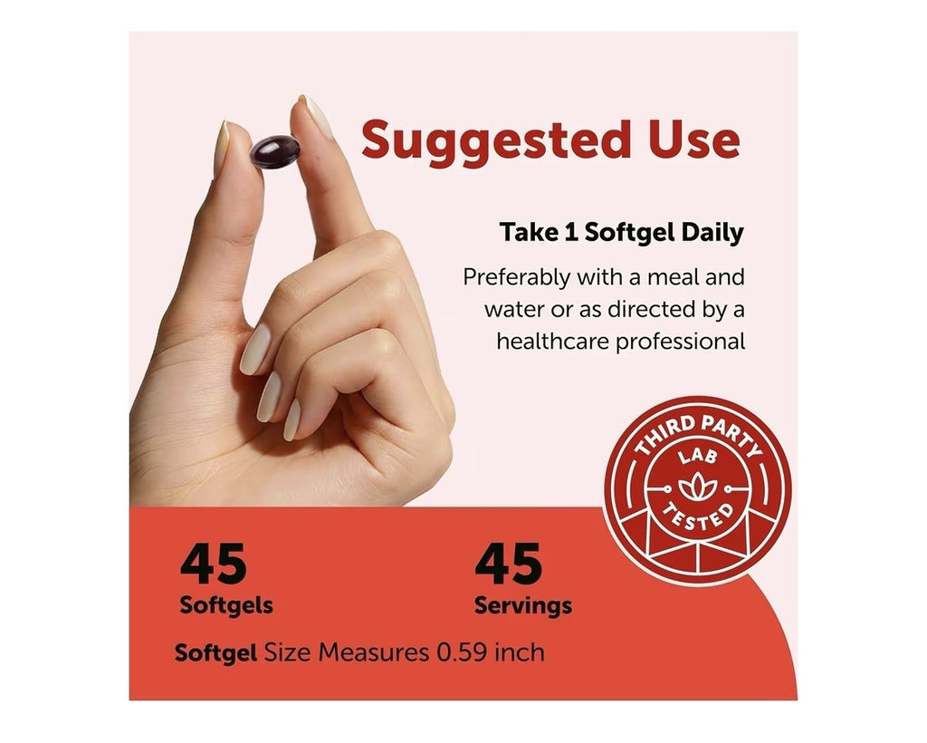 Micro Ingredients Astaxanthin 12mg From Microalgae Triple Strength 45 Softgels