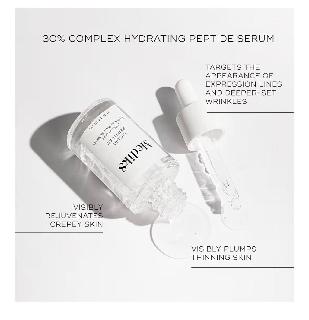 Medik8 Liquid Peptides 30% Complex Hydrating Peptide Face Serum For Women & Men