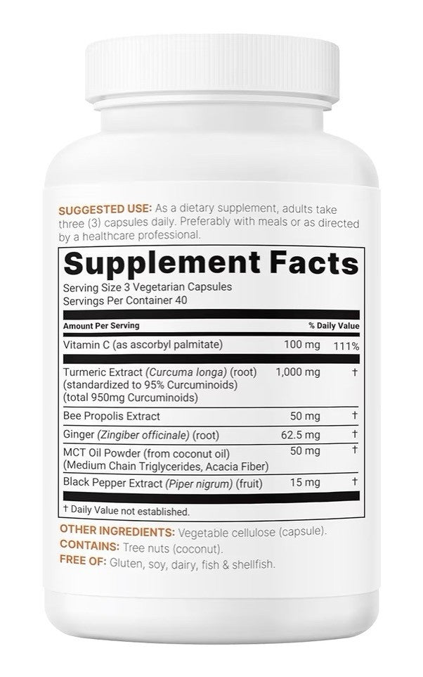 Micro Ingredients Turmeric Curcumin 95 1,000mg Per Serving 2 Pack