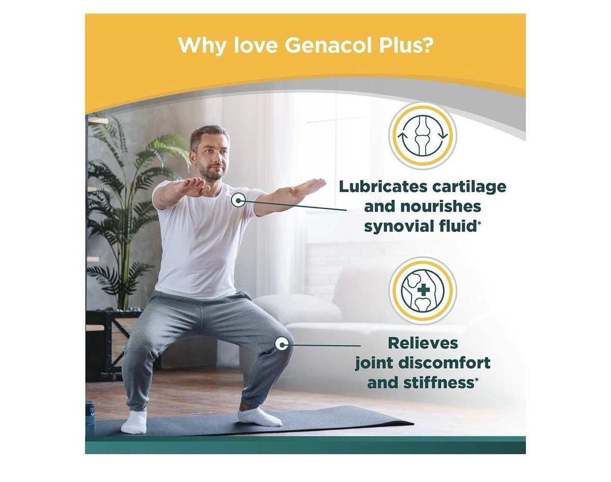Genacol Plus AminoLock Collagen Glucosamine Healthy Joints Lubricates 270Capsule