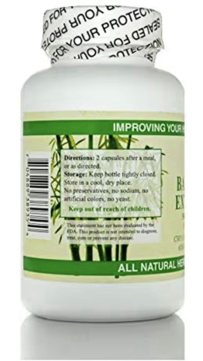 Chi's Enterprise Bamboo Extract 120 Capsules Dietary Supplement
