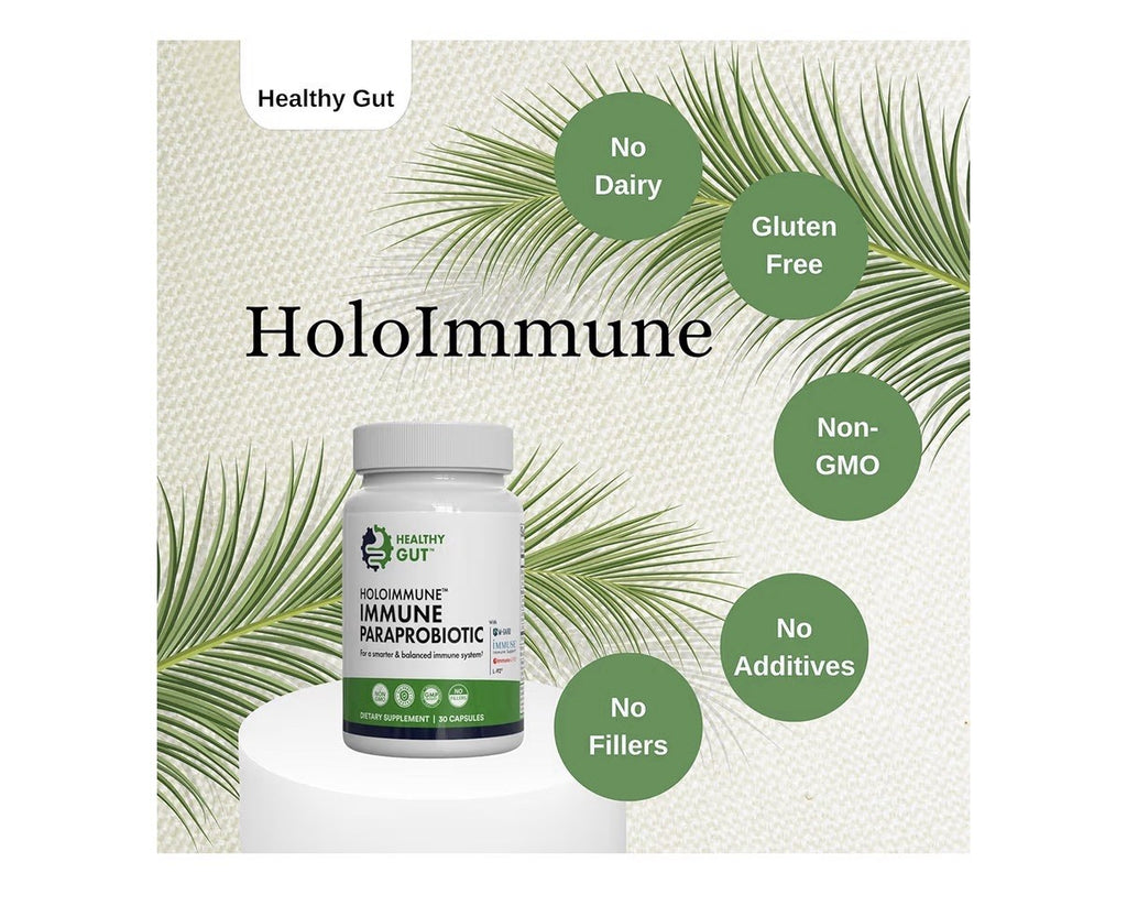 Healthy Gut Hololmmune Paraprobiotic with Immuse Immune Support 30 Servings