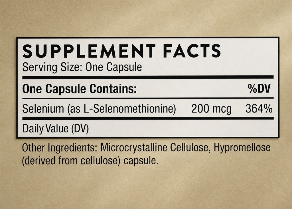 THORNE Selenium 200 mcg As L-Selenomethionine Dietary Supplement 60 Capsules