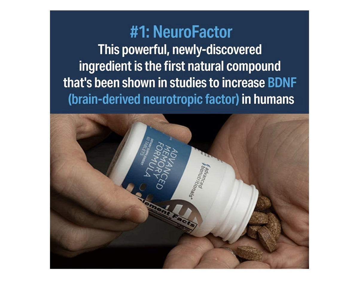 Advanced Bionutritionals Advanced  Memory Formula Brain Booster Focus 60 Tablets