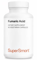 Supersmart Fumaric Acid 500mg per Day Help with Patches of Peeling Skin 90 Caps
