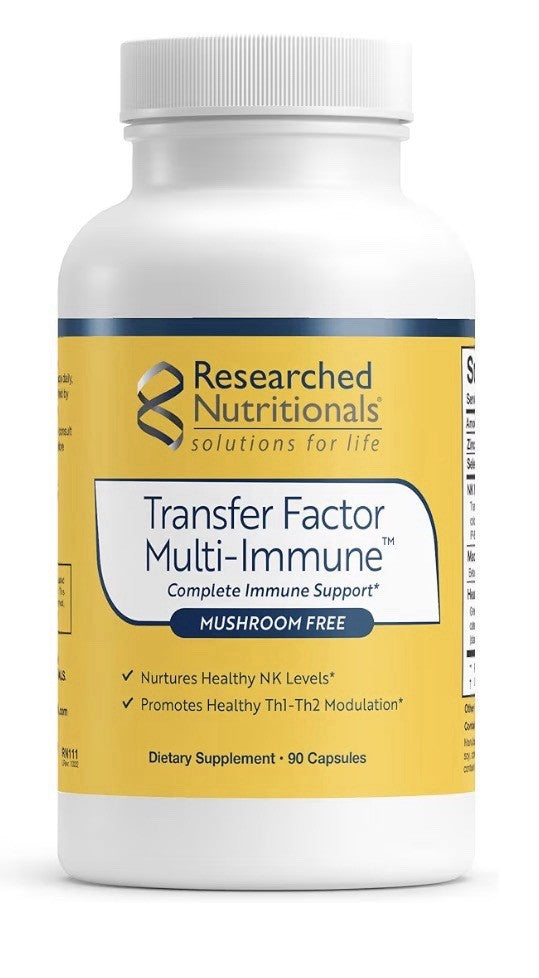 Researched Nutritionals Transfer Factor Multi-Immune Mushroom Free 90 Capsules