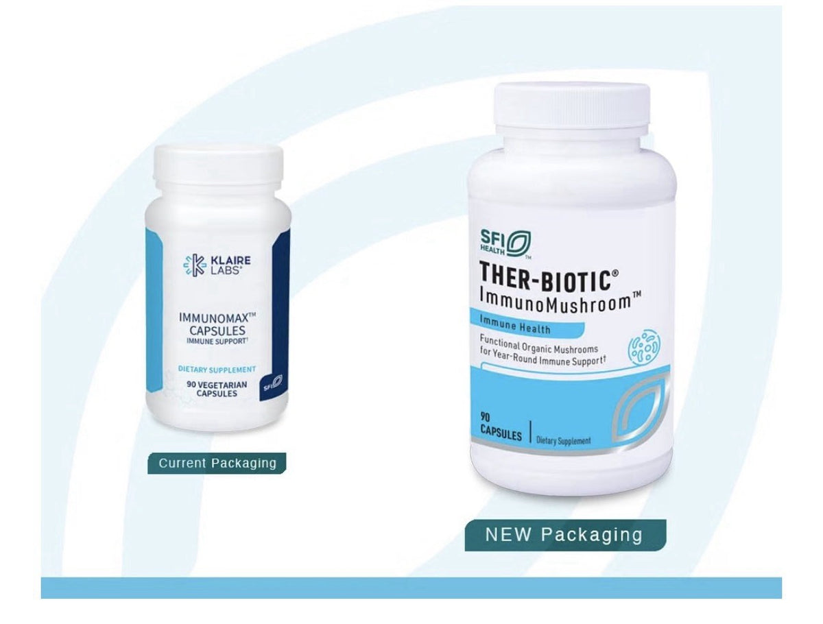 SFI Health THER-BIOTIC ImmunoMushroom Mushroom Immune Support Formula 90capsules