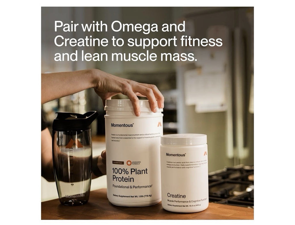 Momentous 100% Plant Protein Foundational & Performance Chocolate Flavor Powder