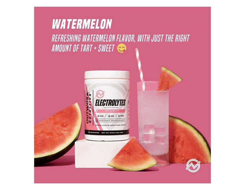 Outwork Nutrition Electrolytes Powder Hydration Exercise Muscle 30srv Watermelon