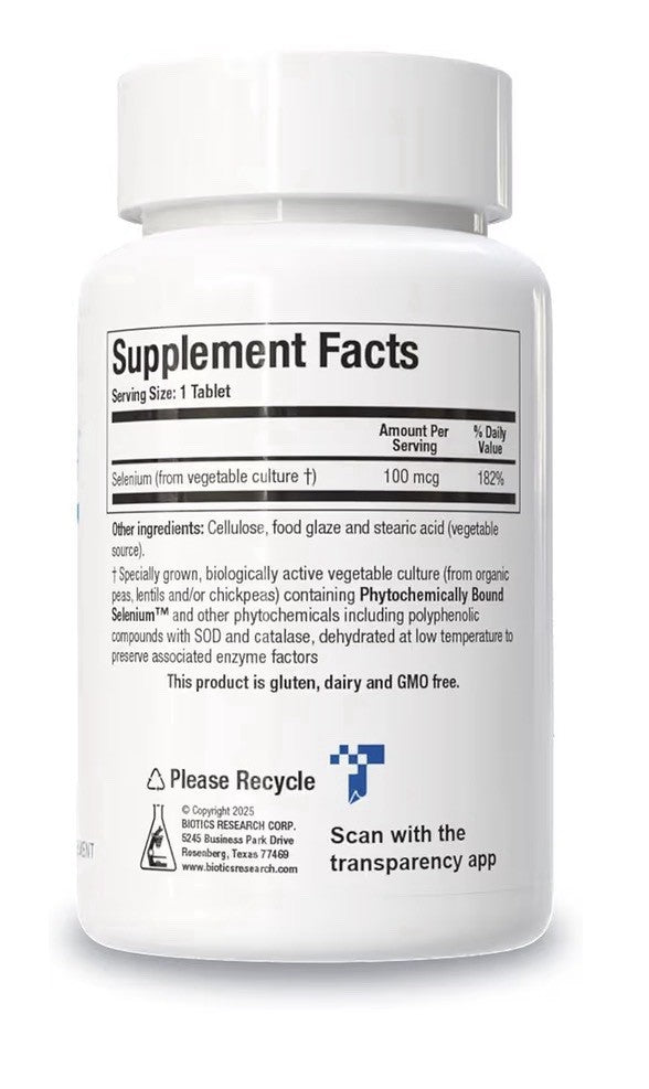 Biotics Research Se-Zyme Forte™– Whole Food Selenium Cognitive Heath 100 Tablets