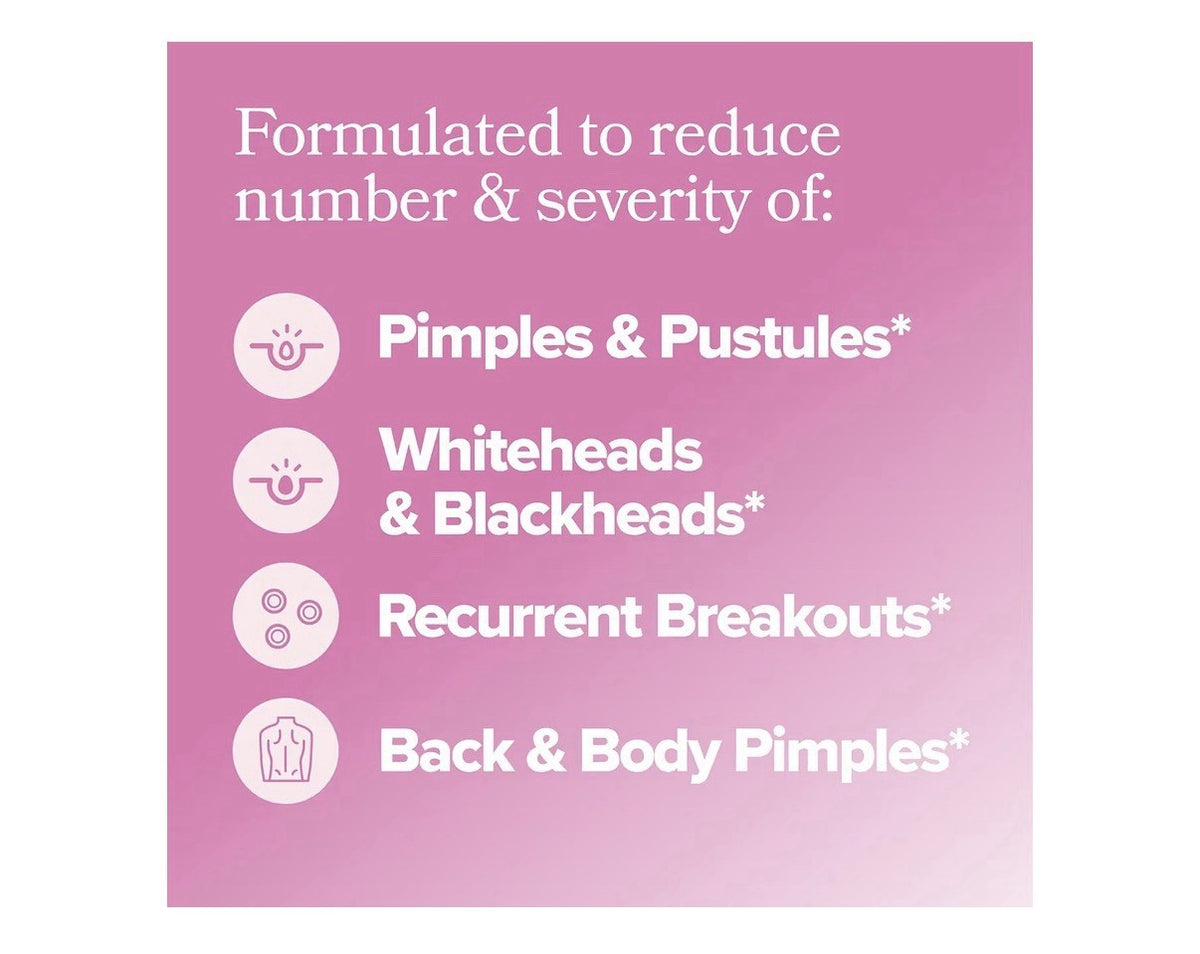 O Positiv FLO Acne Capsules – Reduce Number and Severity of Pimples 30 Capsules