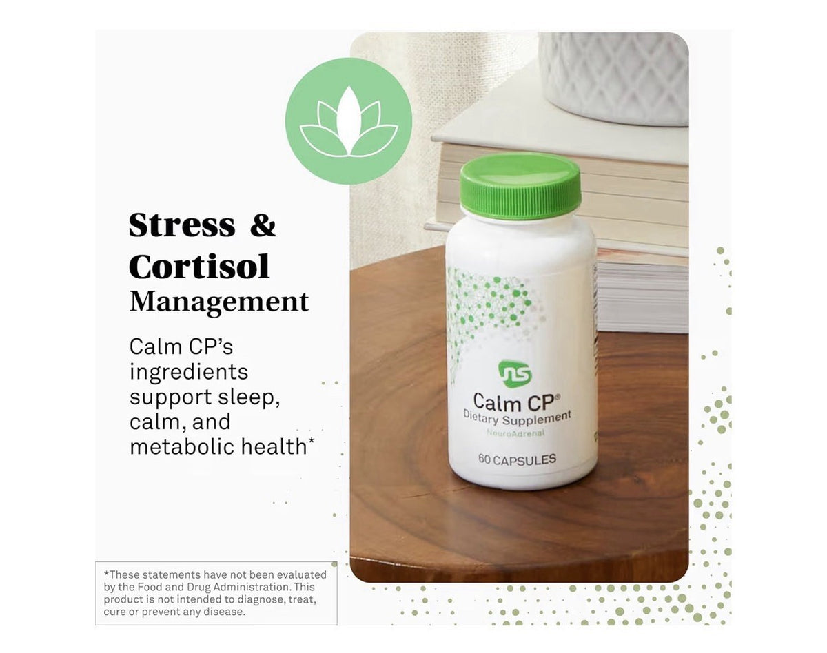 NeuroScience Calm CP NeuroAdrenal Corisrol Management for Women & Men 60capsules