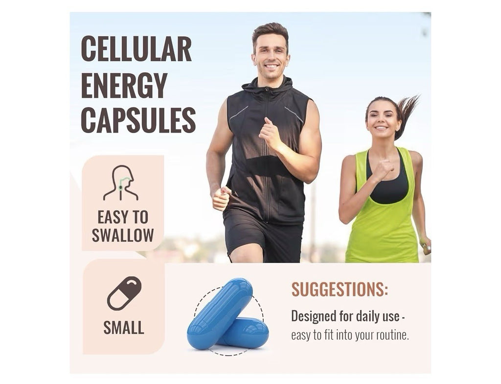 Resciency Mitochondrial & ATP Supplements Cellular Energy Heart Brain 120capsule