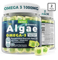 2 Pack Neviss Vegan Algae Omega-3 DHA + EPA Gummies for Adults Sugar Free