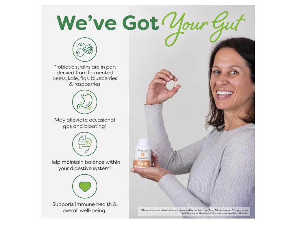 Probulin Total Care Probiotic Prebiotic Posbiotic For Women And Men 30 Capsules