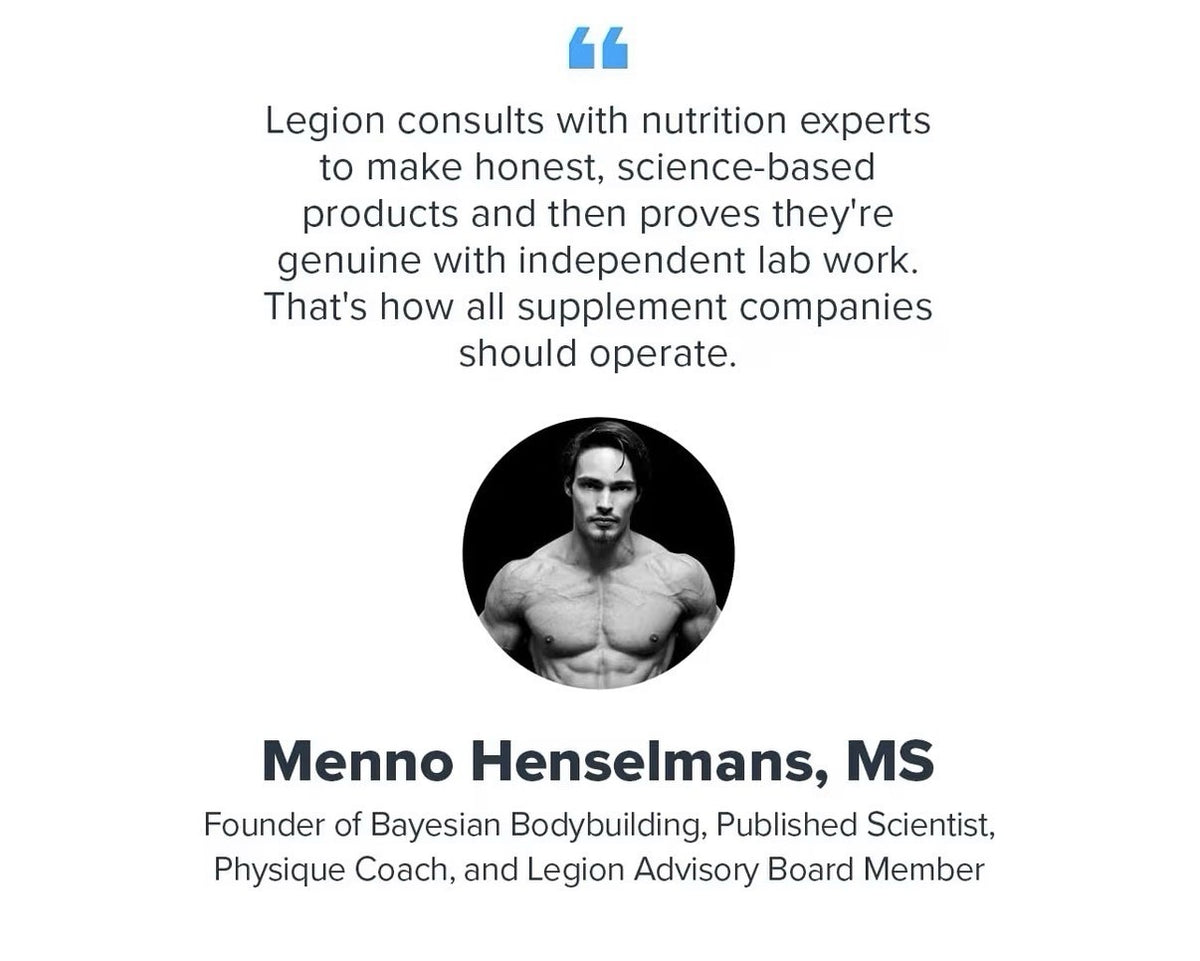LEGION Phoenix Stim Free Fat Burner Weight Loss Reduce Hunger & Cravings 90 Caps