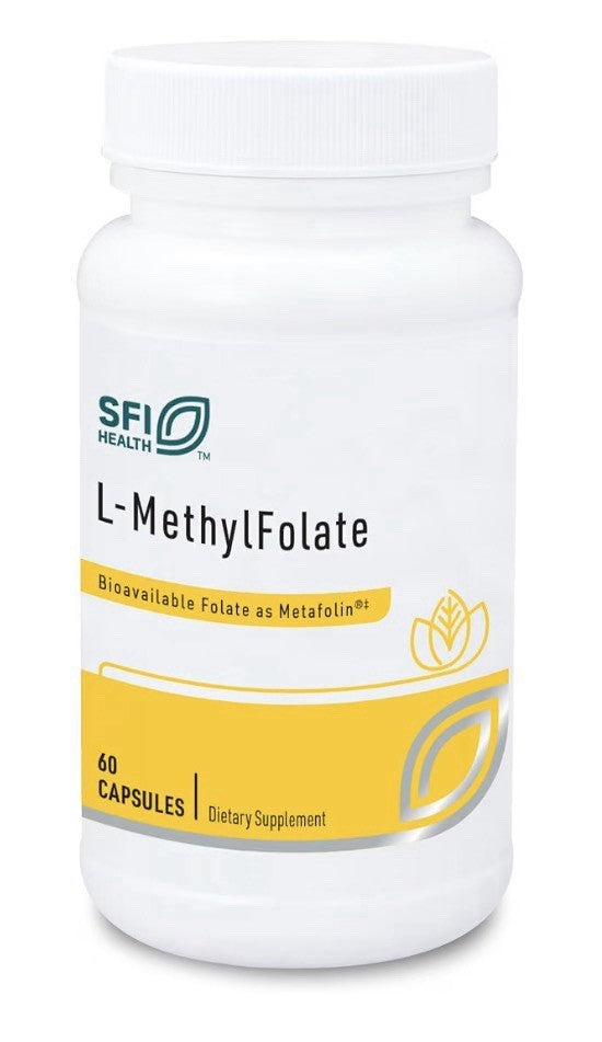 SFI Health L-Methylfolate Bioavailable Folate as Metafolin 1000 mcg 60 Capsules