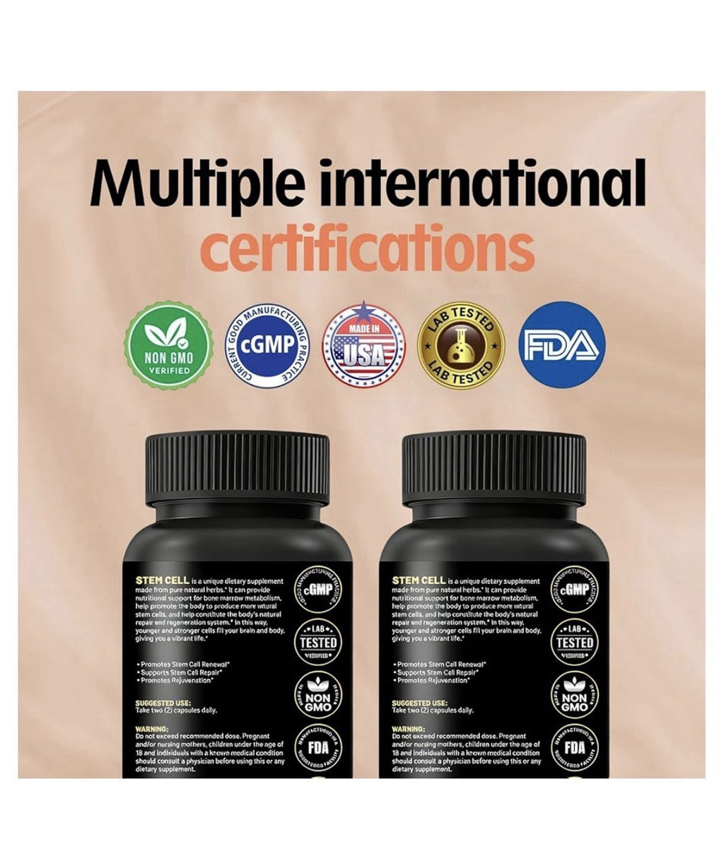 REACH HEALTH STEM CELL Activation Formula Maintain Youth And Longevity 60capsule