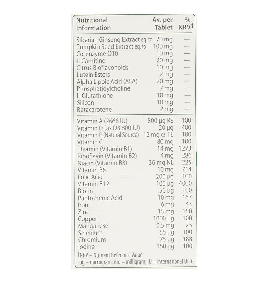 Vitabiotics Wellman 70+ For Men Health & Vitality Science Of Healthy Aging 30Tab
