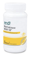 SFI Health Nattokinase NSK-SD Supports Health Blood Flow Cardiovascular 60 Caps