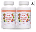 2 Pack VITAL NUTRITIVE Vital Super Fruits & Veggies Daily Superfood for Adults