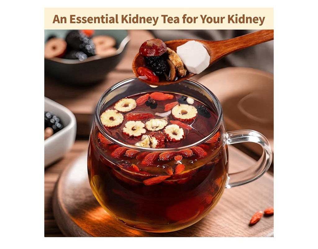 Solisleaf Ginseng Six Treasure Herbal Antioxidant Kidney Detox Cleanse 60Teabgas
